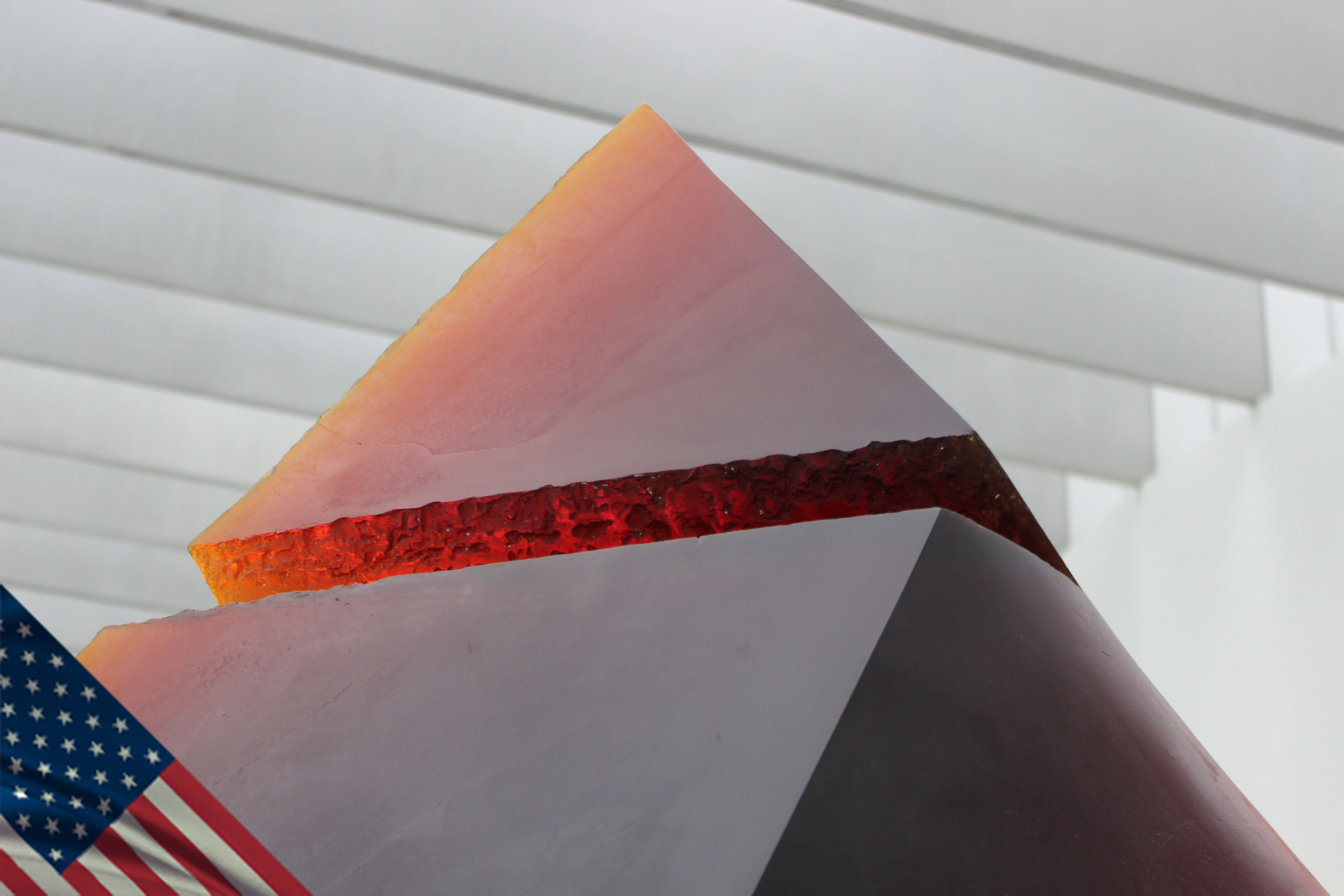 Inverted pyramid representing reversed hierarchy